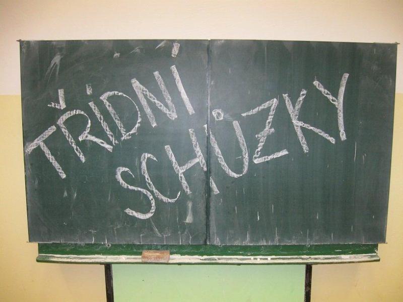 Třídní schůzky 1. ročníků - středa 18.9.